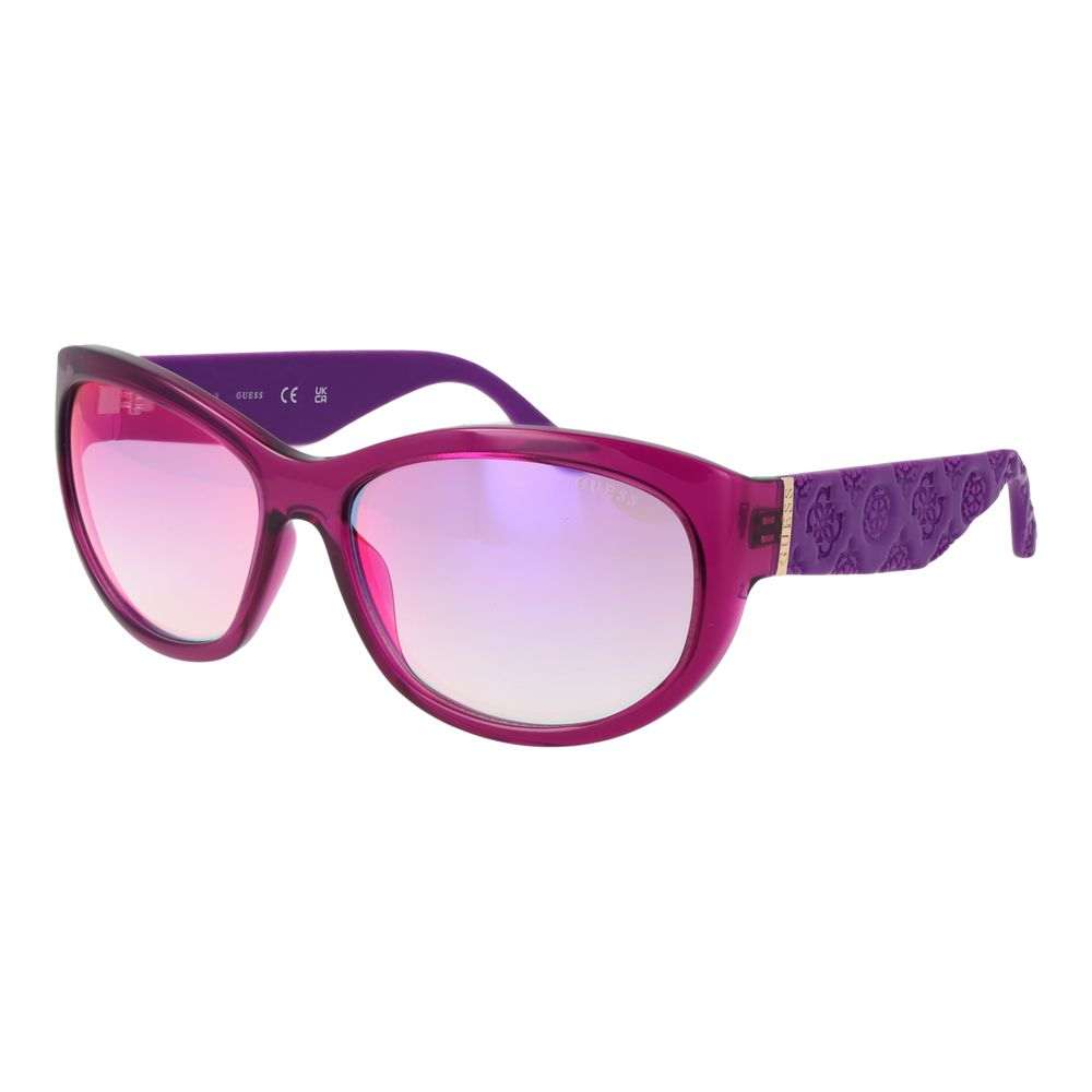 Gafas de sol de plástico morado Guess