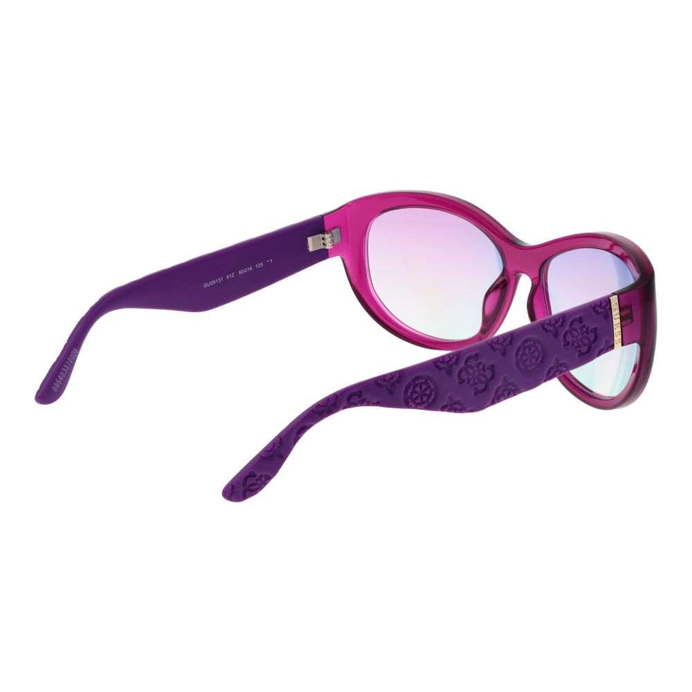 Gafas de sol de plástico morado Guess