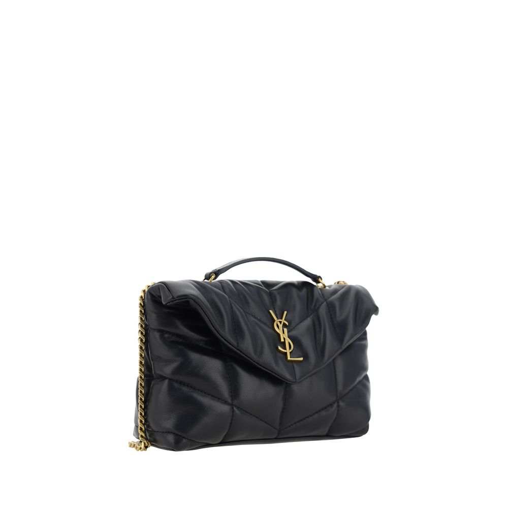 Bolsa de ombro Saint Laurent Black Lamb Ovis Aries