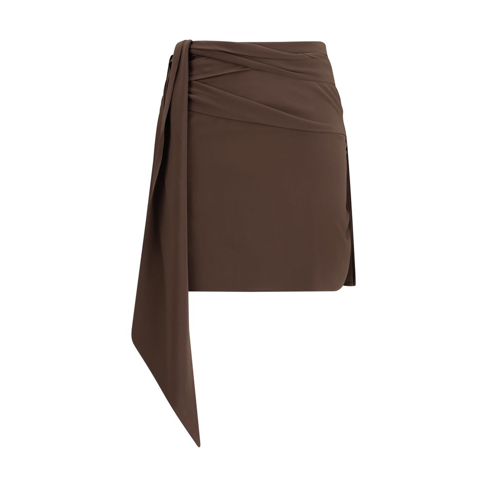 Prada Crepe de chine Mini Skirt Prada