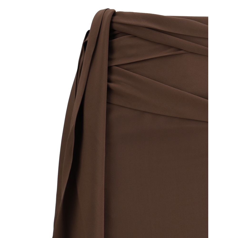 Prada Crepe de chine Mini Skirt Prada