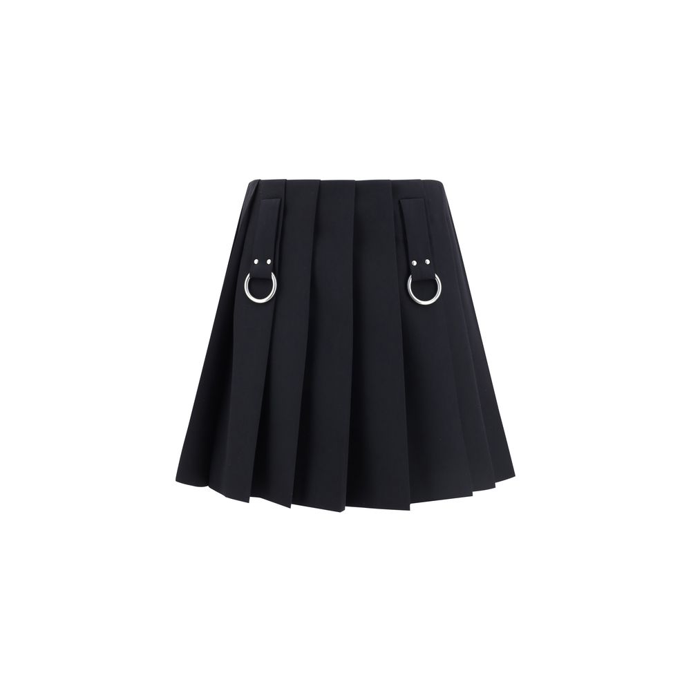 Prada Wool pleated Miniskirt Prada