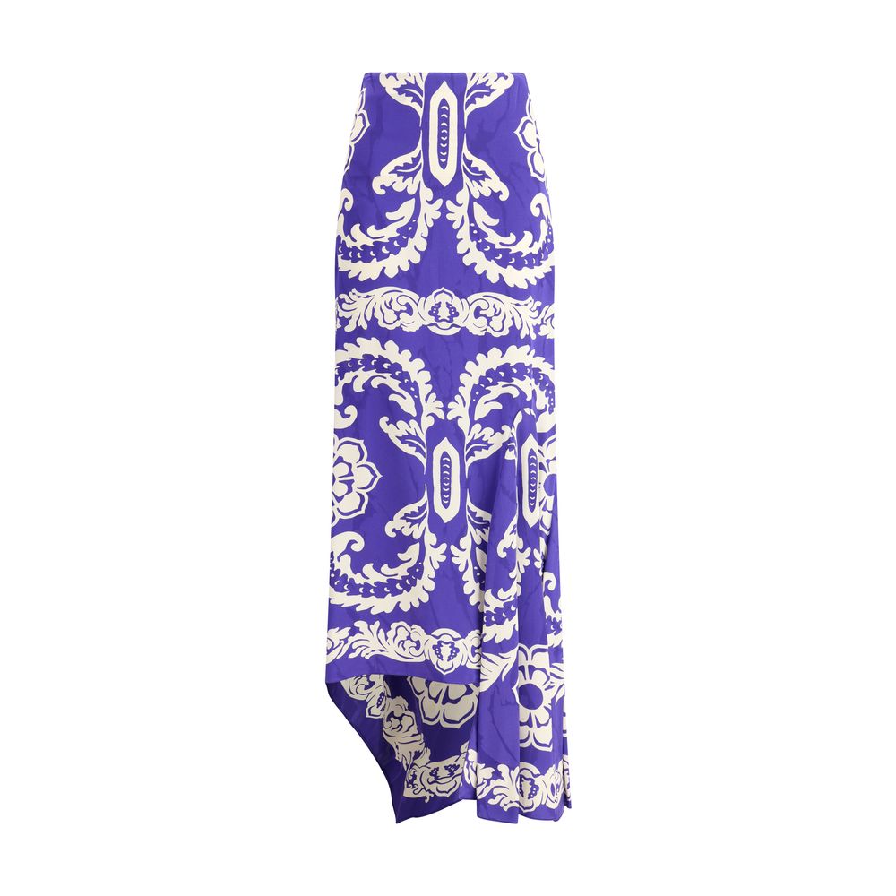 Etro Asymmetrical long Skirt Etro