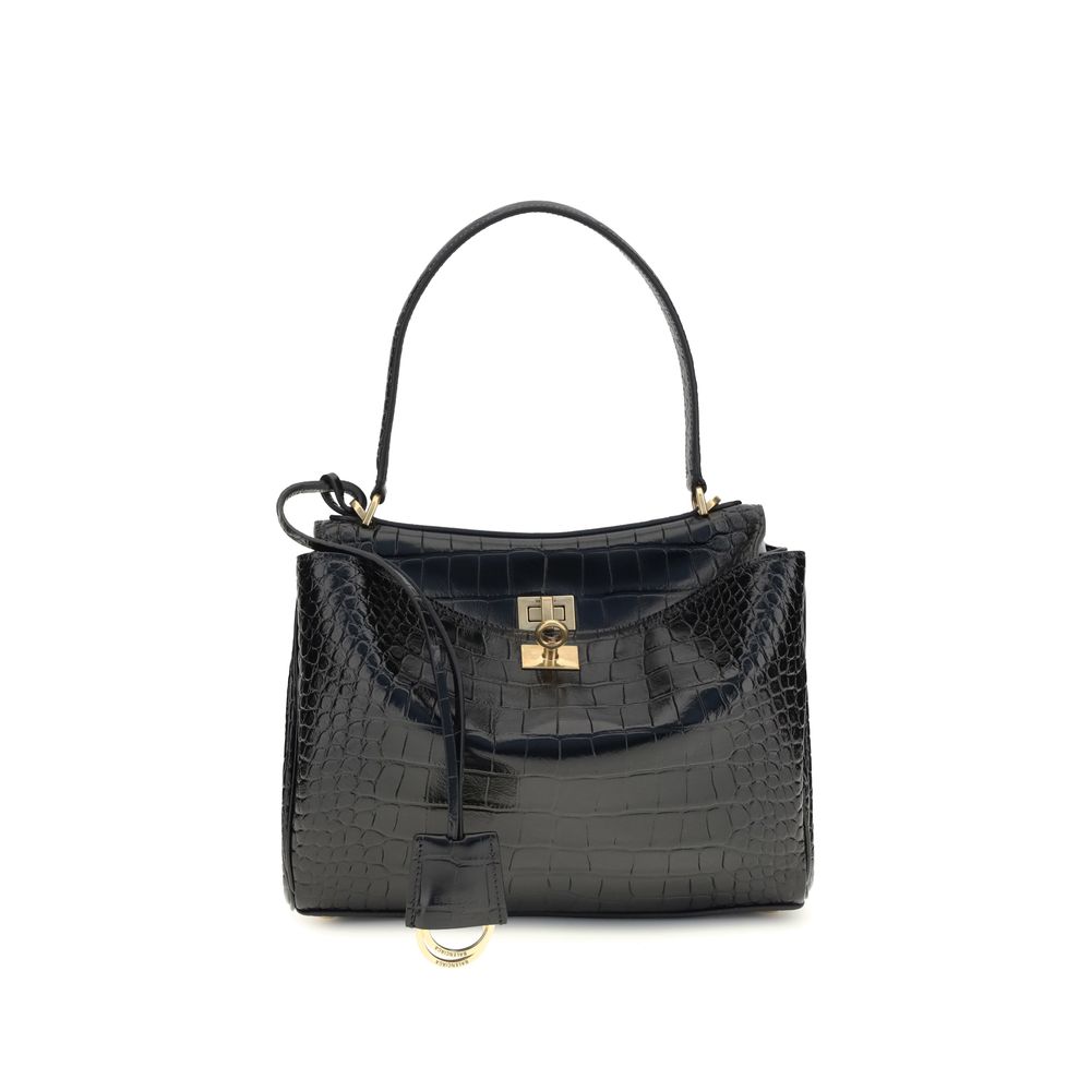 Balenciaga Rodeo Shoulder Bag in crocodile-print leather Balenciaga