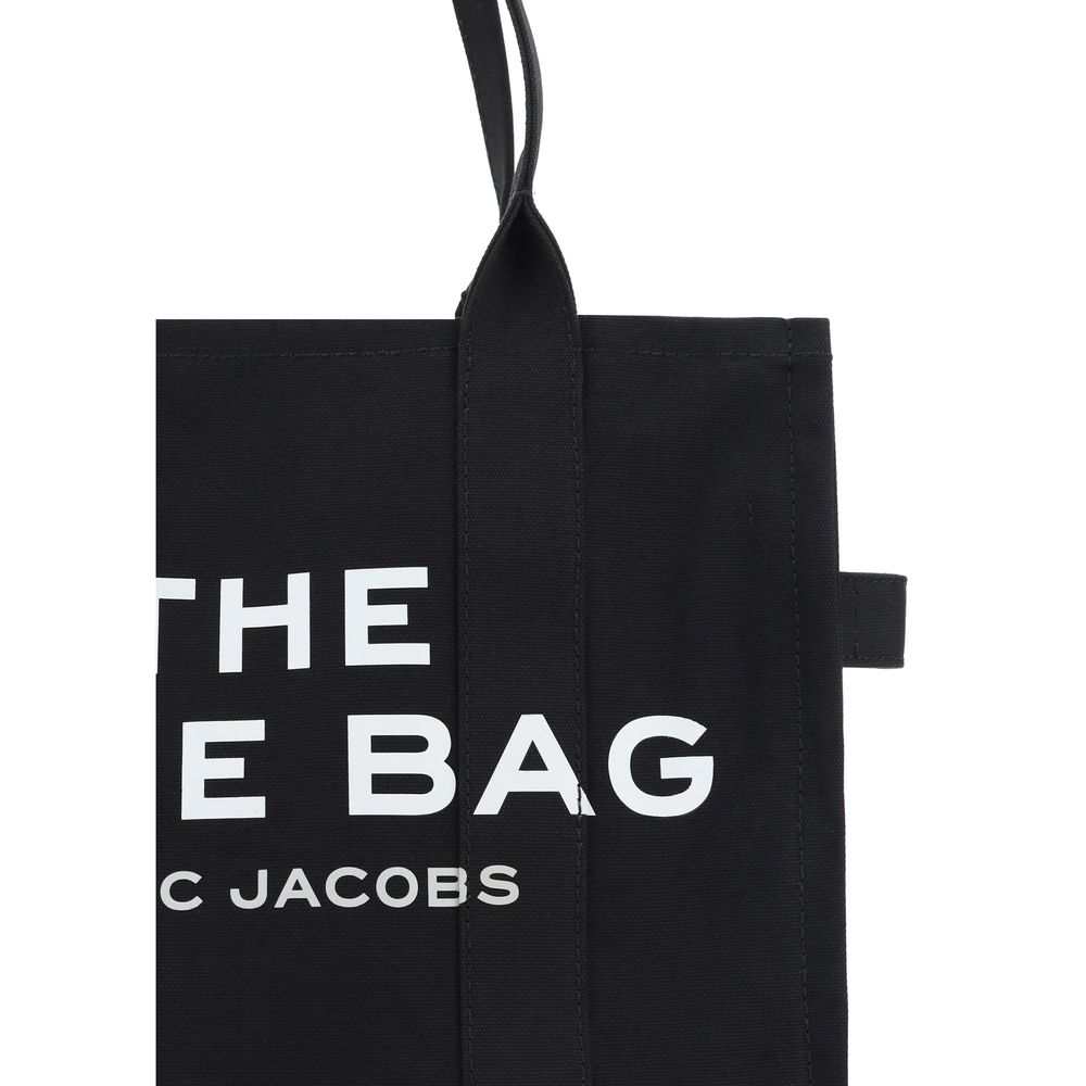 Bolsa de ombro Marc Jacobs em algodão preto