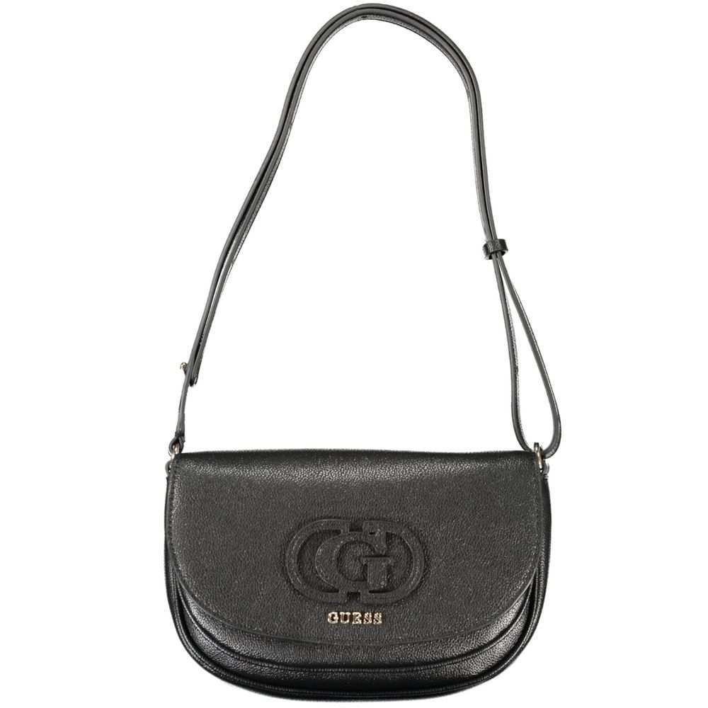 Bolsa feminina Guess Jeans em polietileno preto