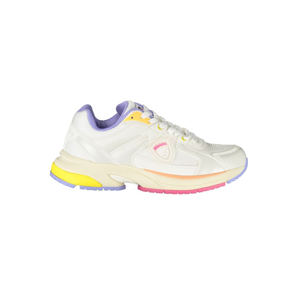 Blauer White Polyester Women Sneaker Blauer