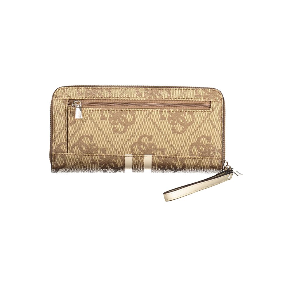 Guess Jeans Beige Polyethylene Women Wallet Guess Jeans