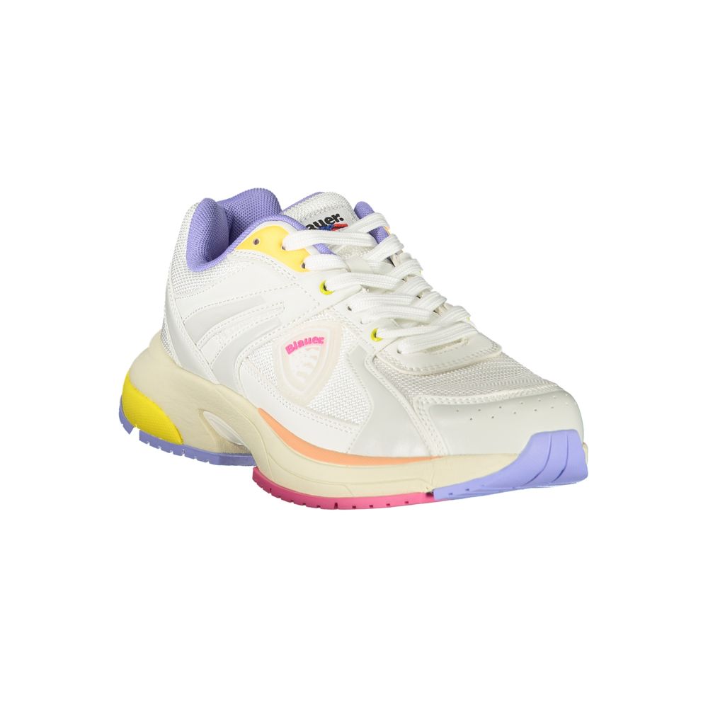 Blauer White Polyester Women Sneaker Blauer