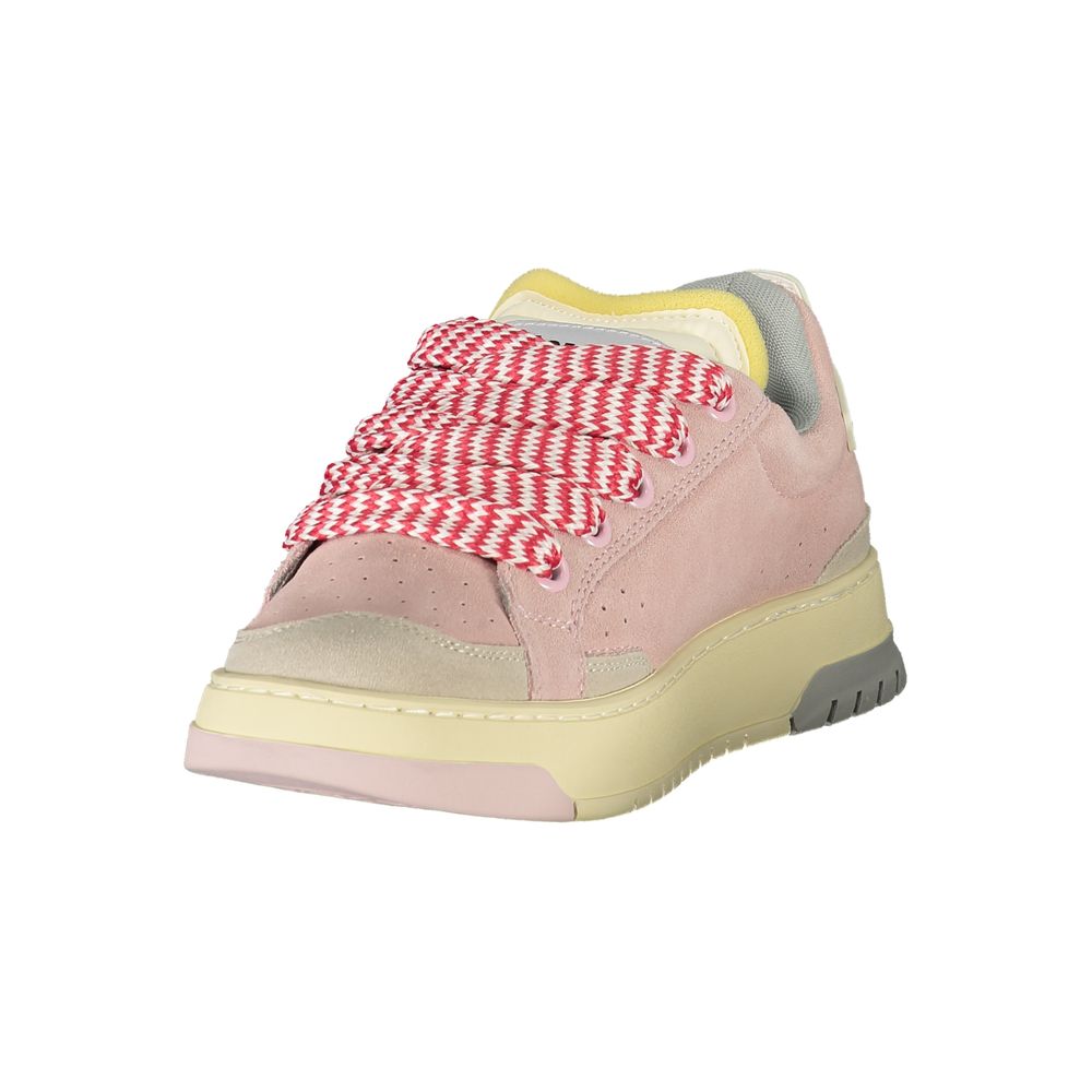 Blauer Pink Leather Women Sneaker Blauer