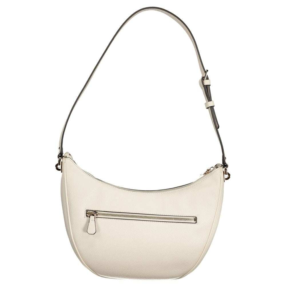 Bolsa feminina Guess Jeans branca de polietileno