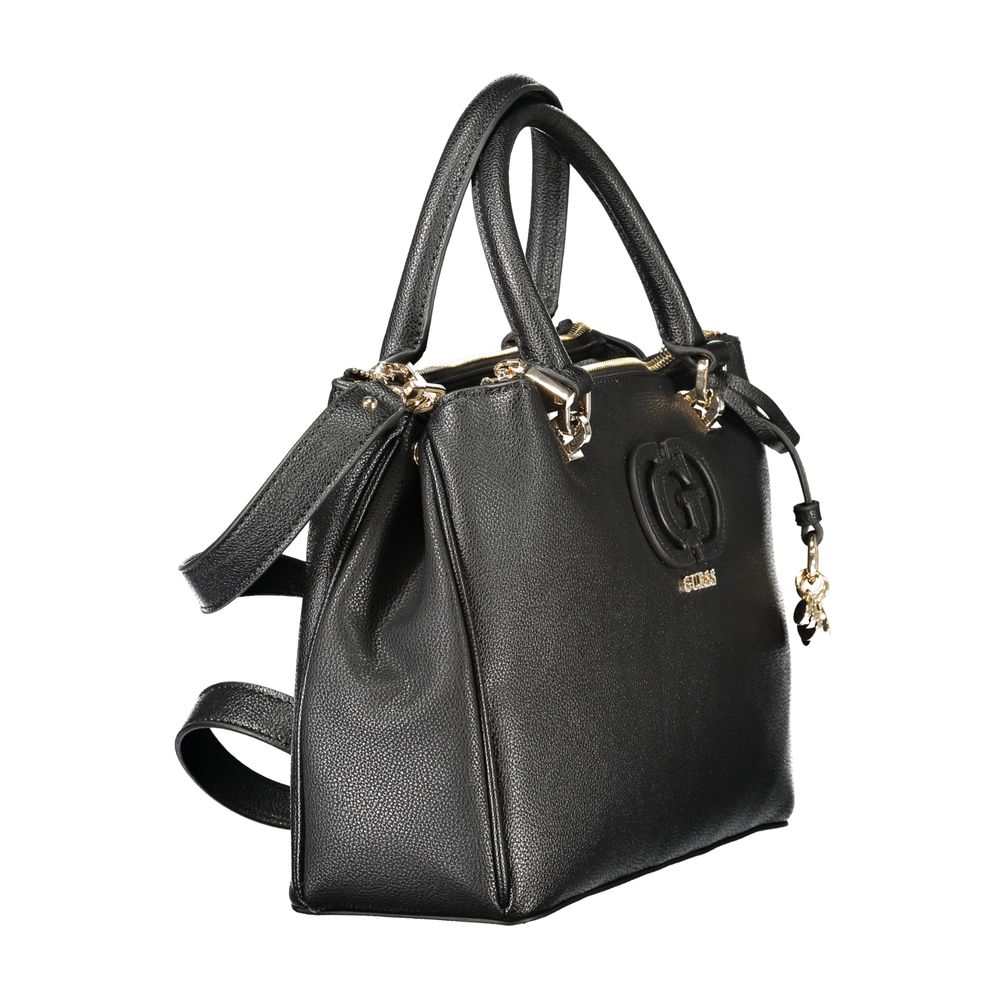 Bolsa feminina Guess Jeans em polietileno preto