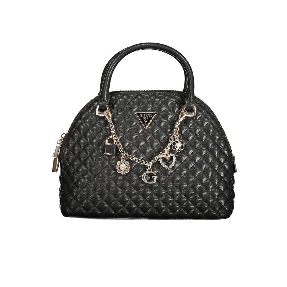 Bolsa feminina Guess Jeans em polietileno preto