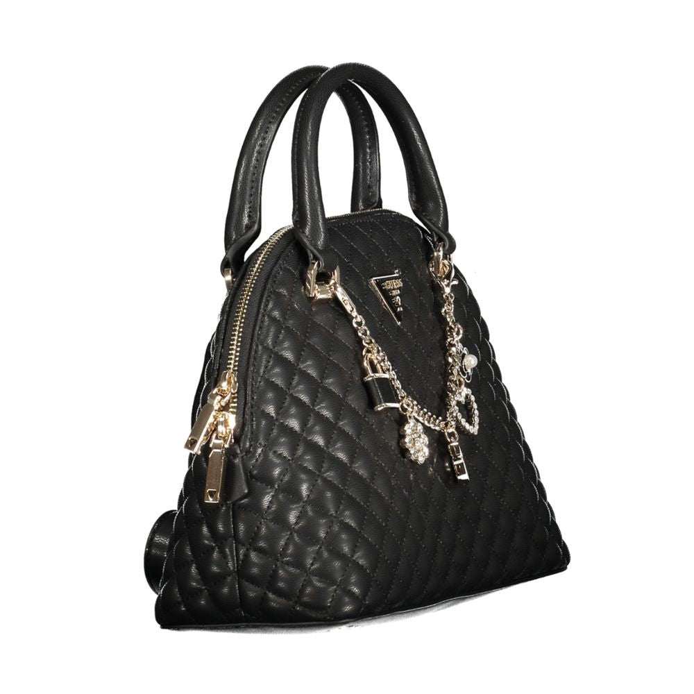 Bolsa feminina Guess Jeans em polietileno preto