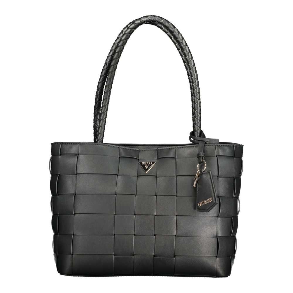 Bolsa feminina Guess Jeans em polietileno preto