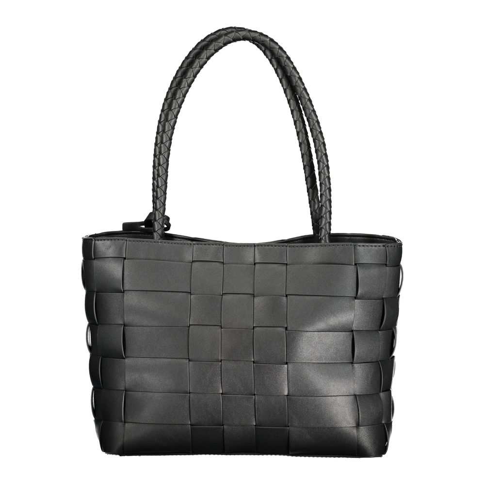 Bolsa feminina Guess Jeans em polietileno preto