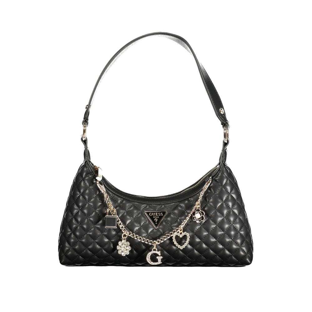 Bolsa feminina Guess Jeans em polietileno preto