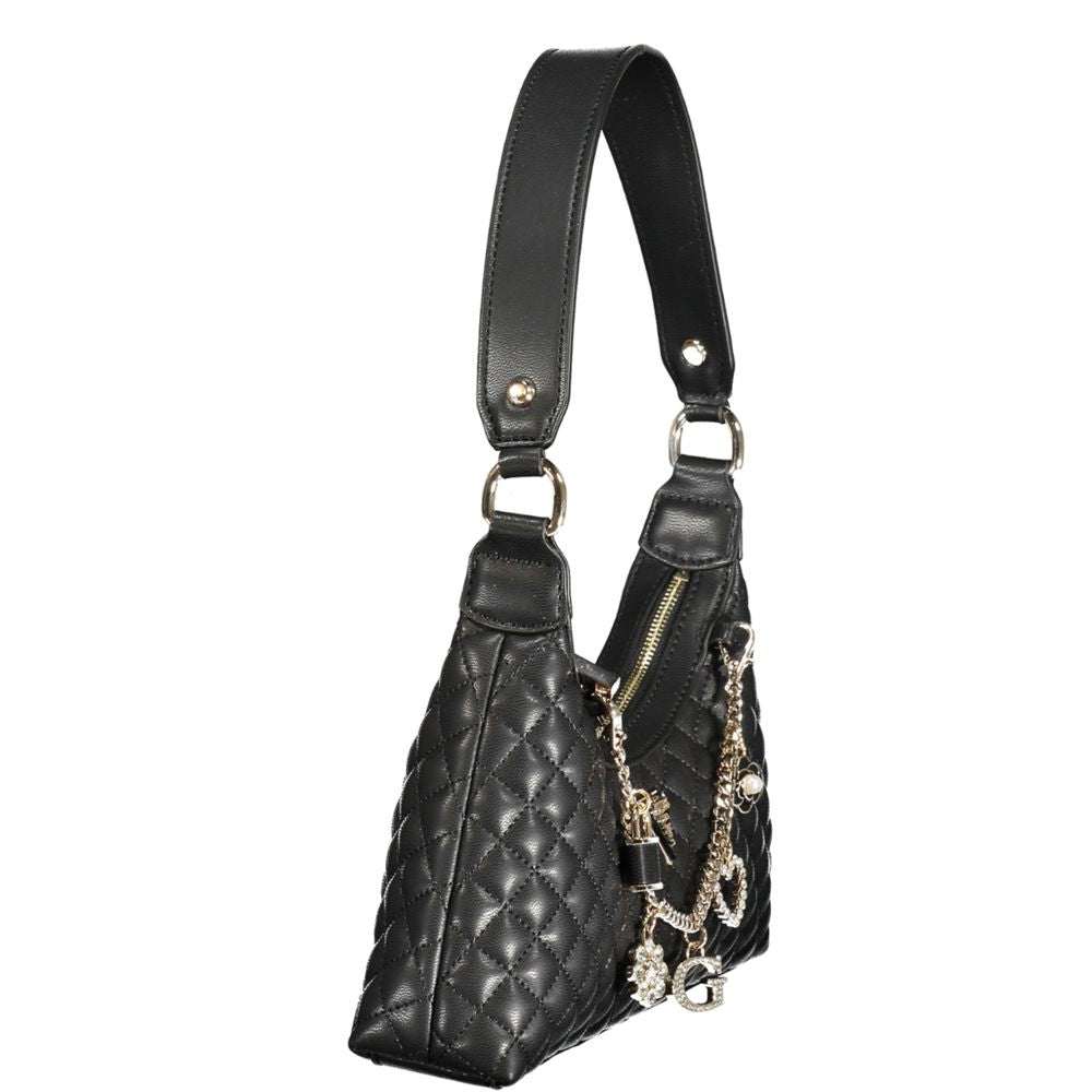 Bolsa feminina Guess Jeans em polietileno preto