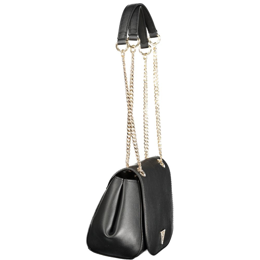 Guess Jeans Black Polyethylene Women Handbag Guess Jeans