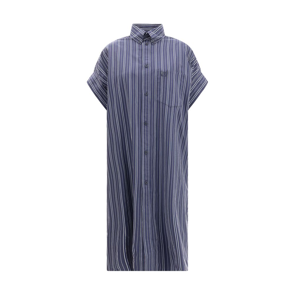 Balenciaga Striped chemisier Dress Balenciaga