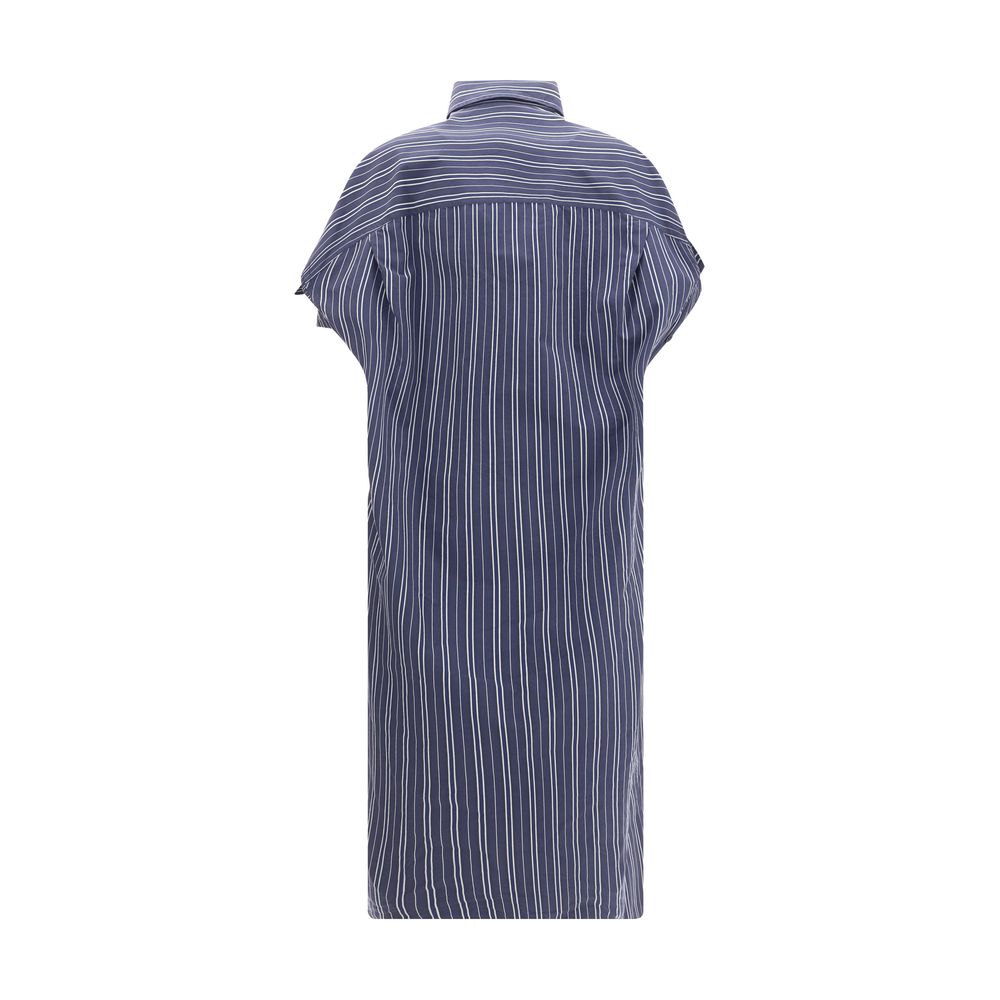 Balenciaga Striped chemisier Dress Balenciaga