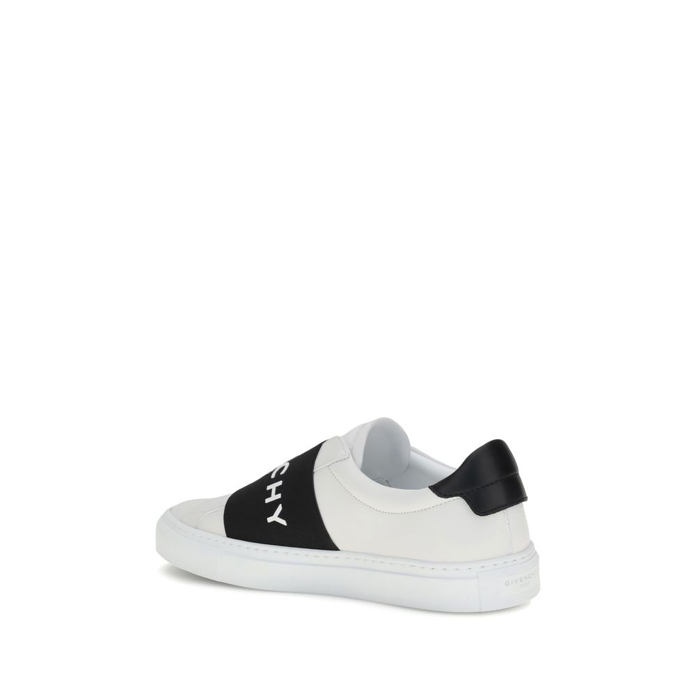 Zapatillas bajas Givenchy Bos Taurus de piel de becerro blanca