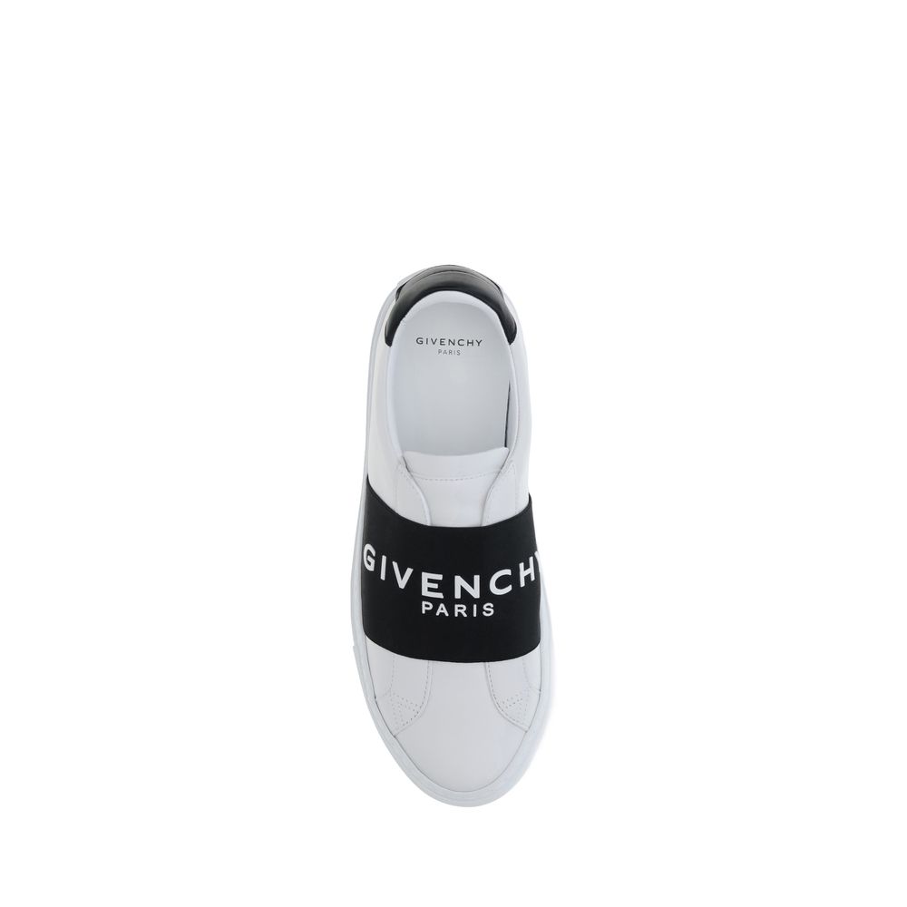 Zapatillas bajas Givenchy Bos Taurus de piel de becerro blanca