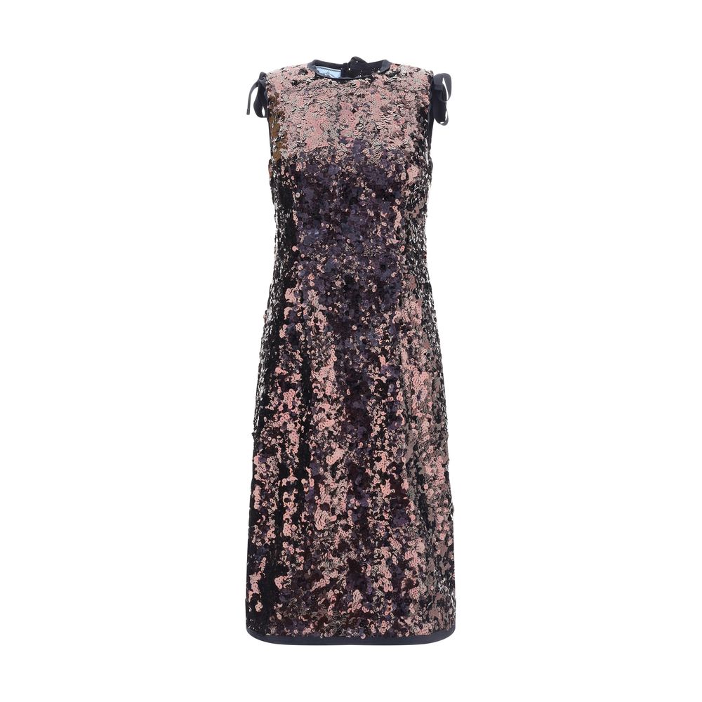 Prada Sequined midi Dress Prada