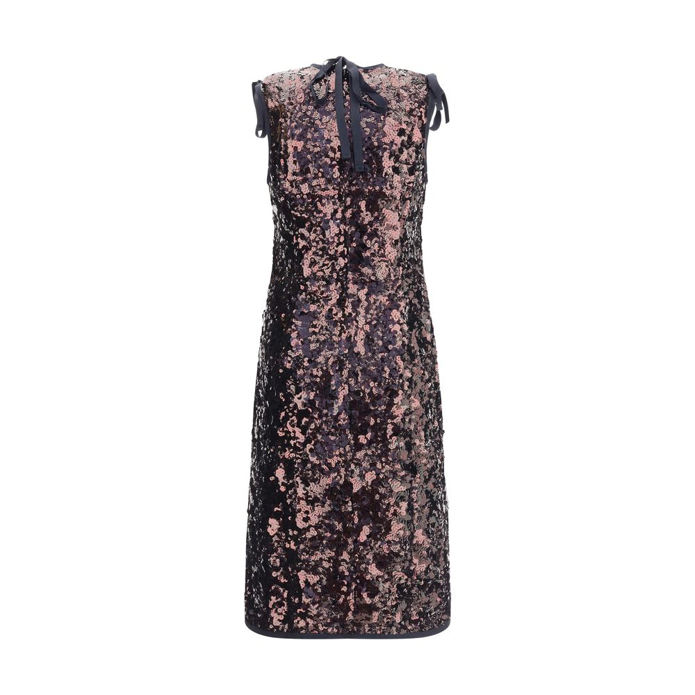 Prada Sequined midi Dress Prada