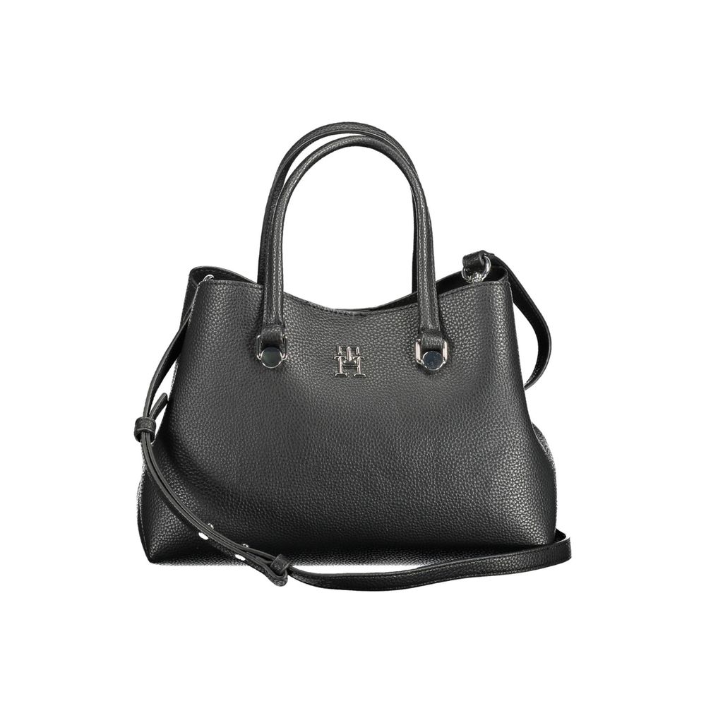 Tommy Hilfiger Black Polyester Handbag Tommy Hilfiger
