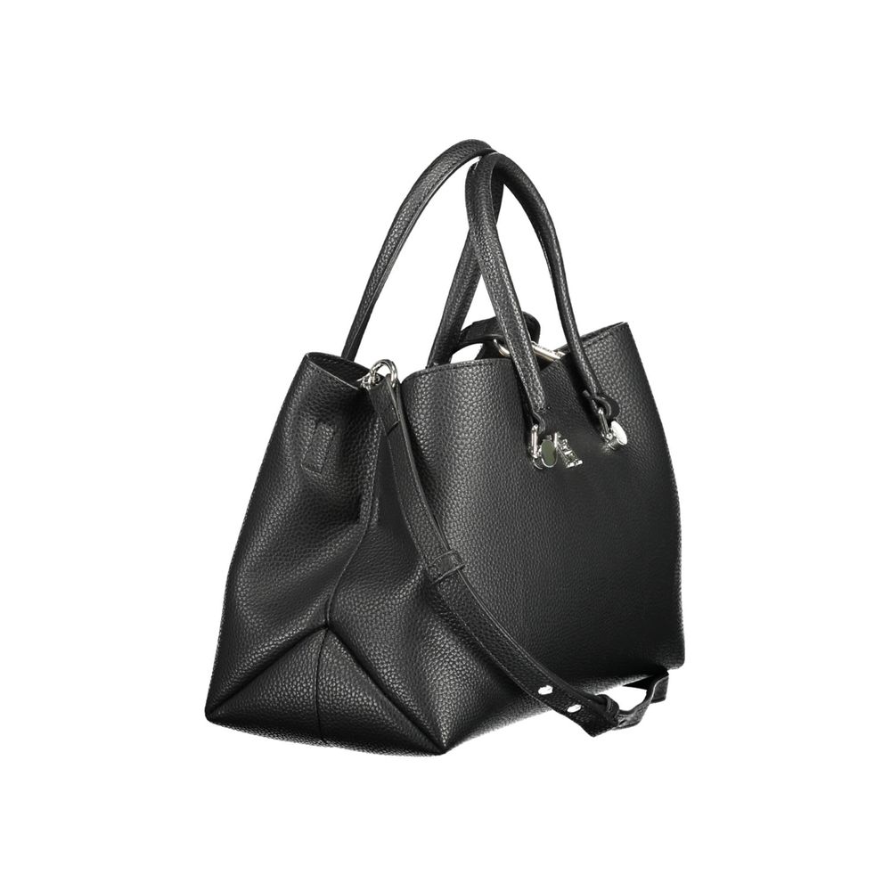 Tommy Hilfiger Black Polyester Handbag Tommy Hilfiger