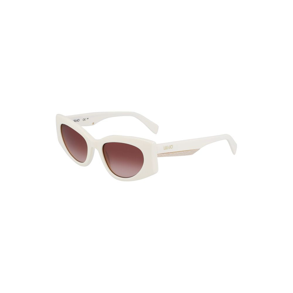Gafas de sol Liu Jo de acetato blanco para mujer