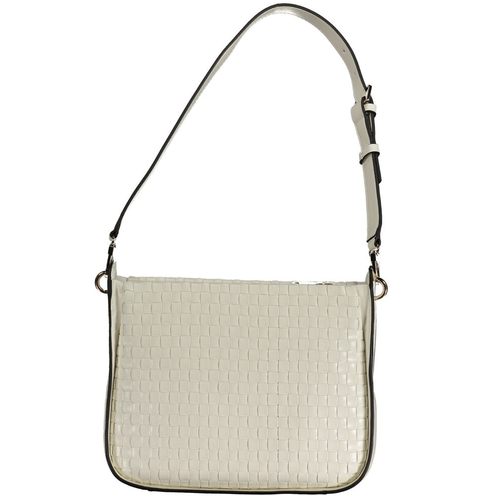 Bolso de mano Guess Jeans blanco de polietileno