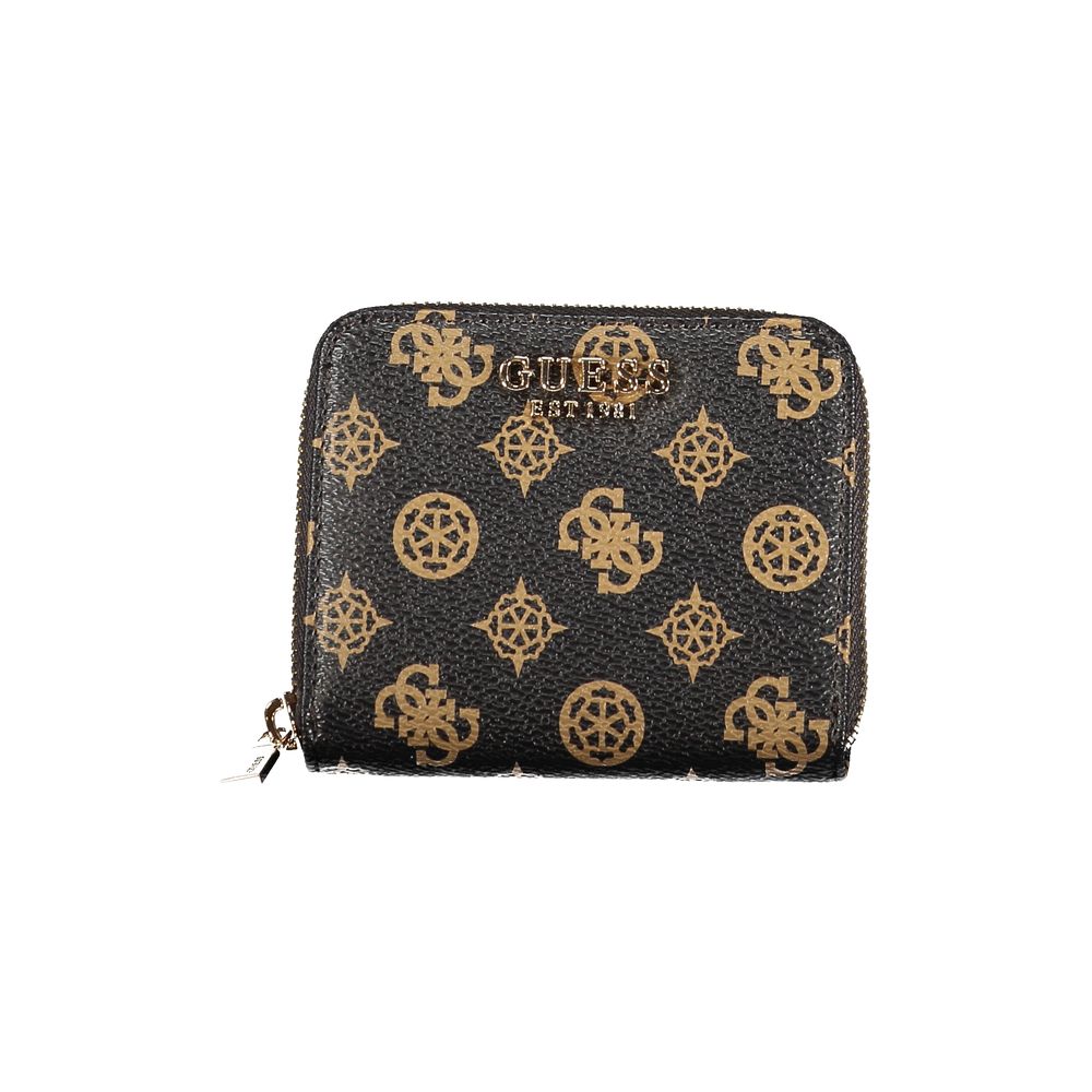 Guess Jeans Brown Polyethylene Wallet Guess Jeans