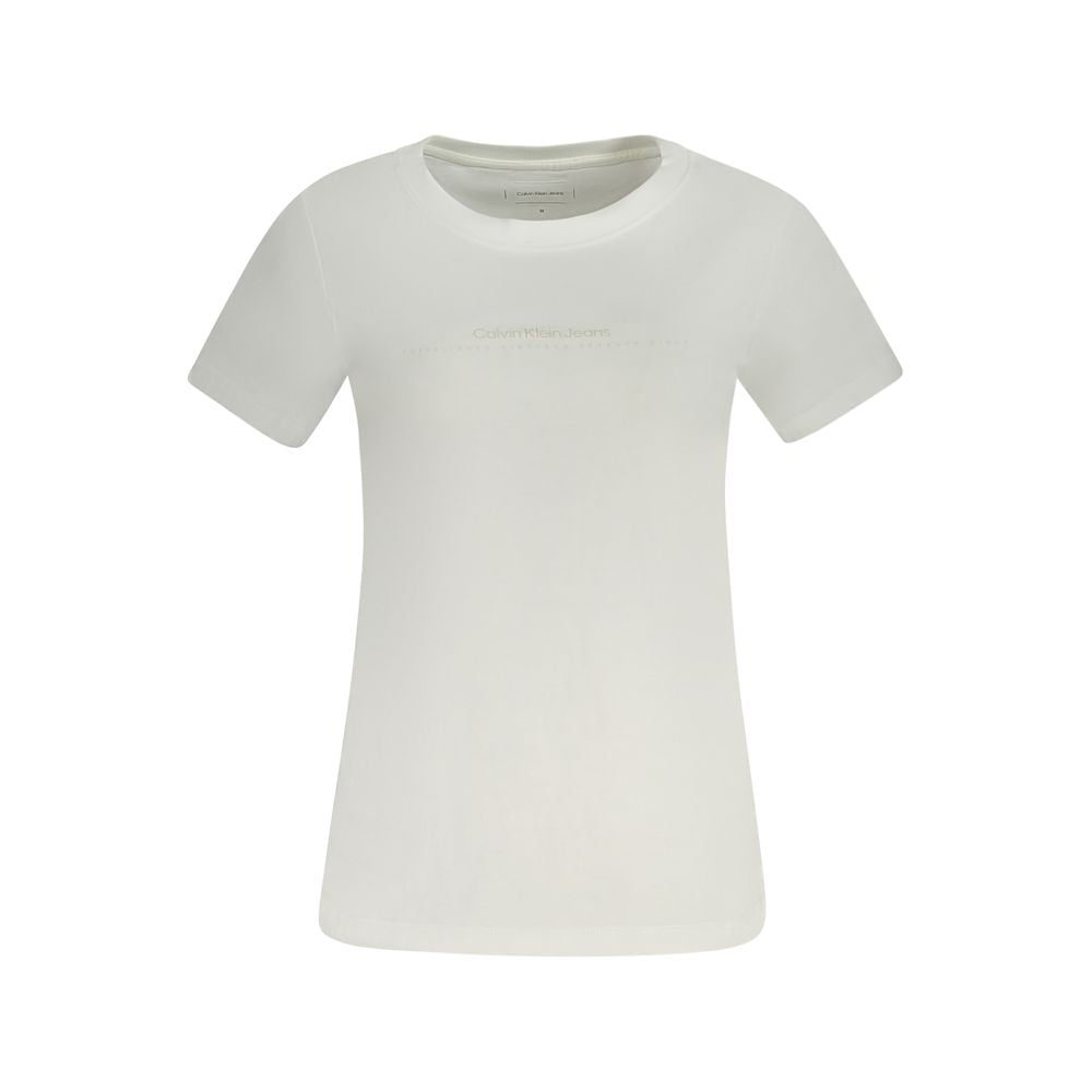 Calvin Klein White Cotton Tops & T-Shirt Calvin Klein