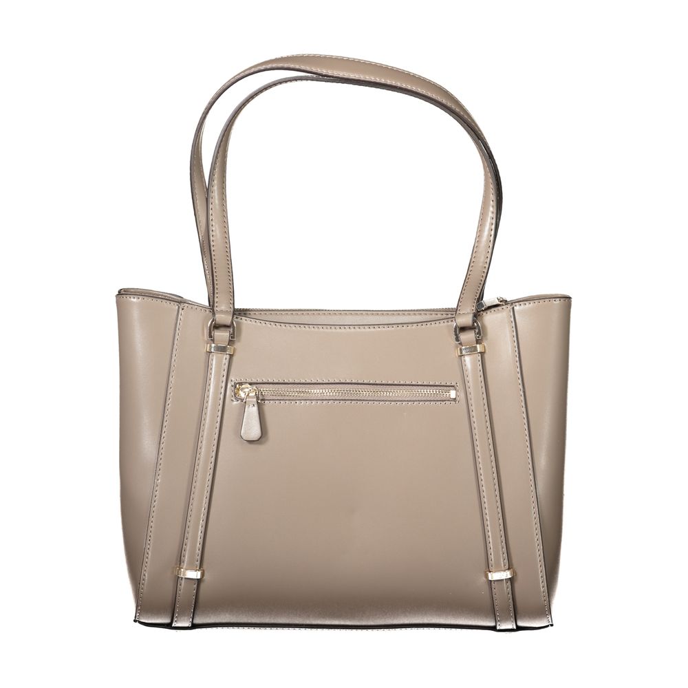 Guess Jeans Brown Polyethylene Handbag Guess Jeans