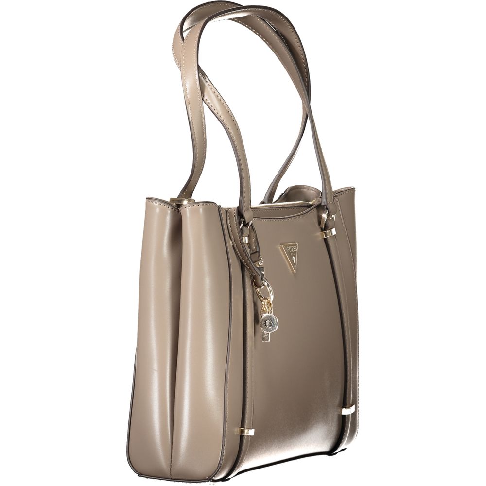 Guess Jeans Brown Polyethylene Handbag Guess Jeans