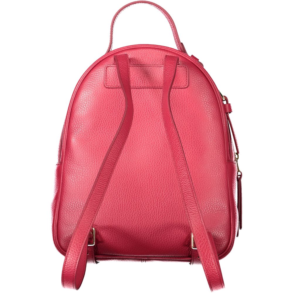 Coccinelle Red Leather Backpack Coccinelle