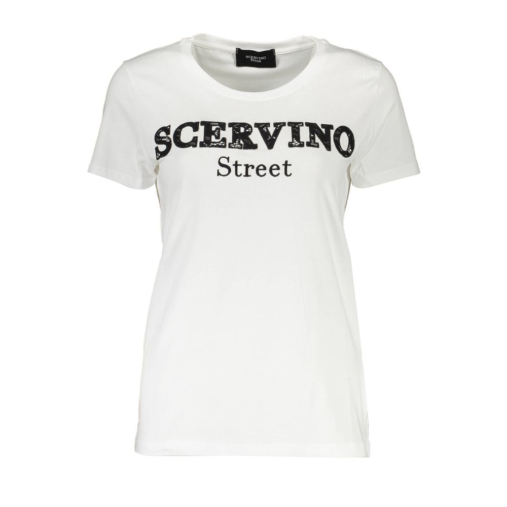 Scervino Street White Cotton Tops & T-Shirt Scervino Street