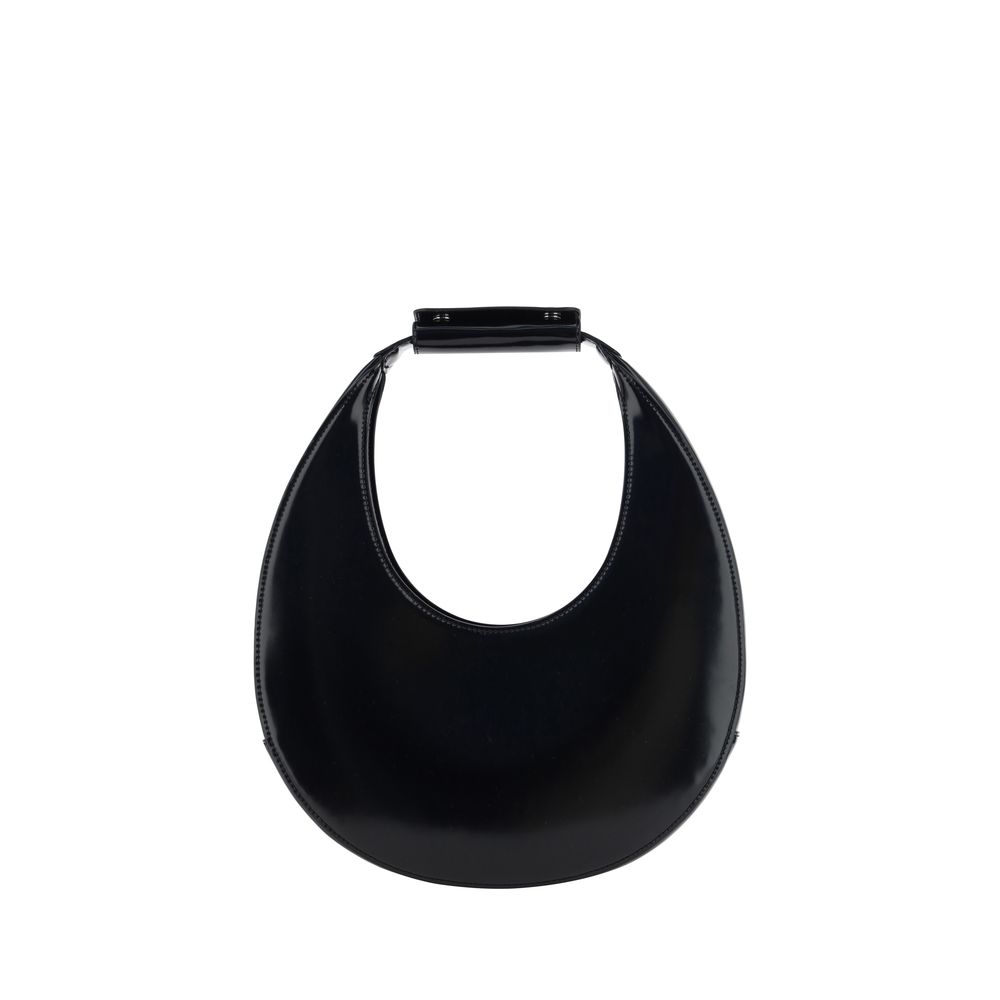 Bolso de hombro Staud Bos Taurus de piel de becerro negra