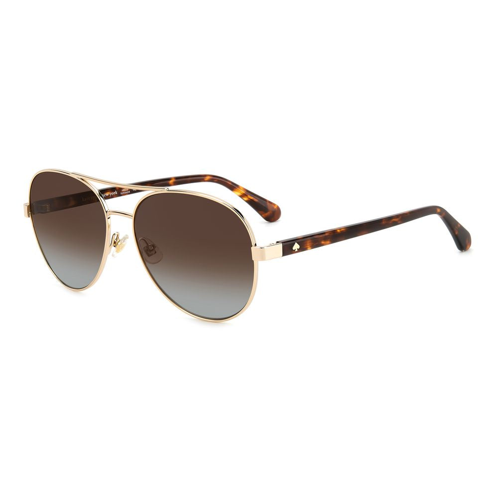 Gafas de sol Kate Spade de metal dorado