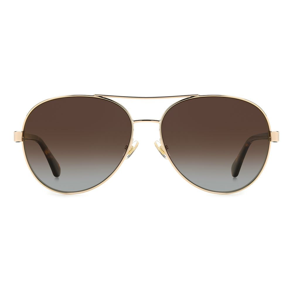 Gafas de sol Kate Spade de metal dorado