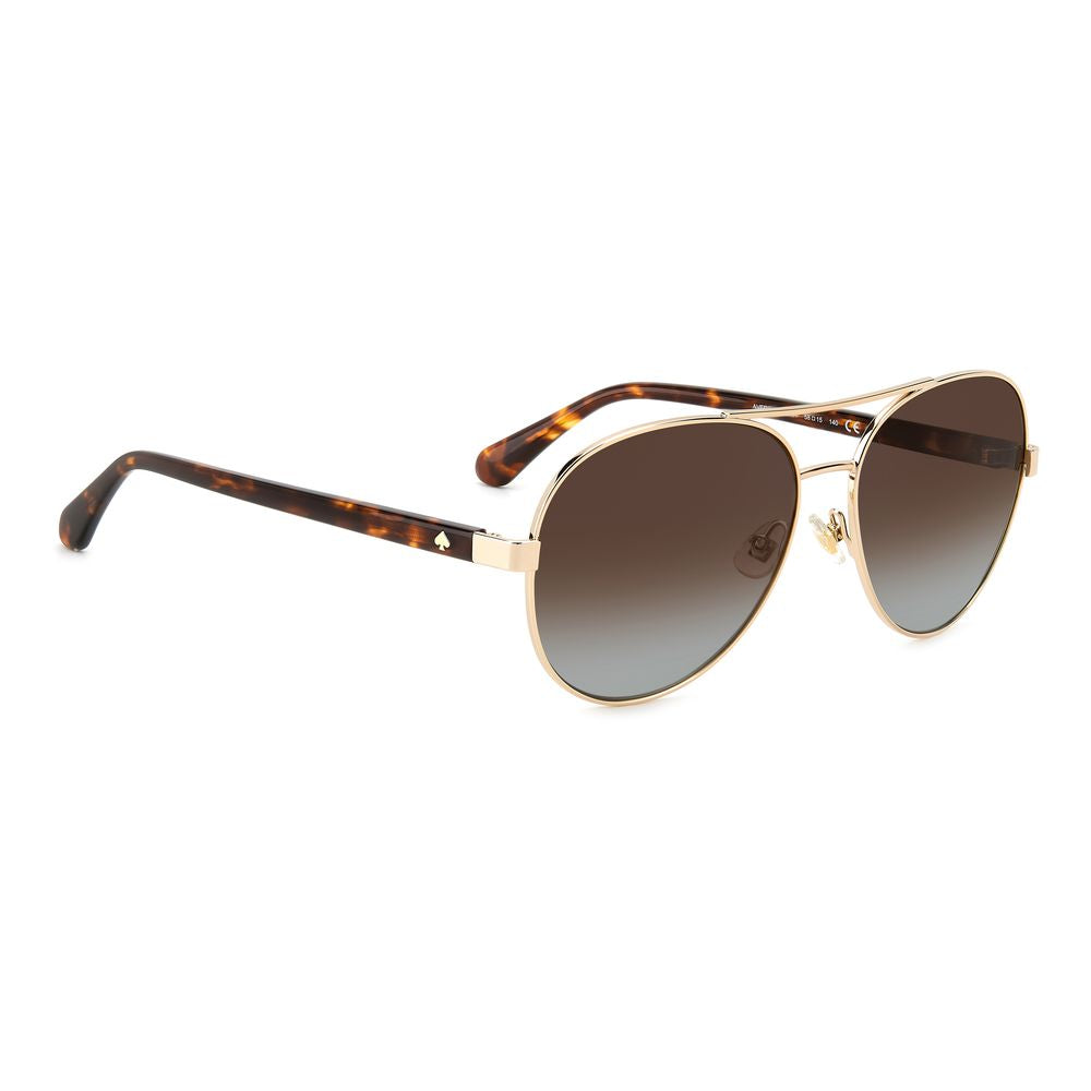 Gafas de sol Kate Spade de metal dorado