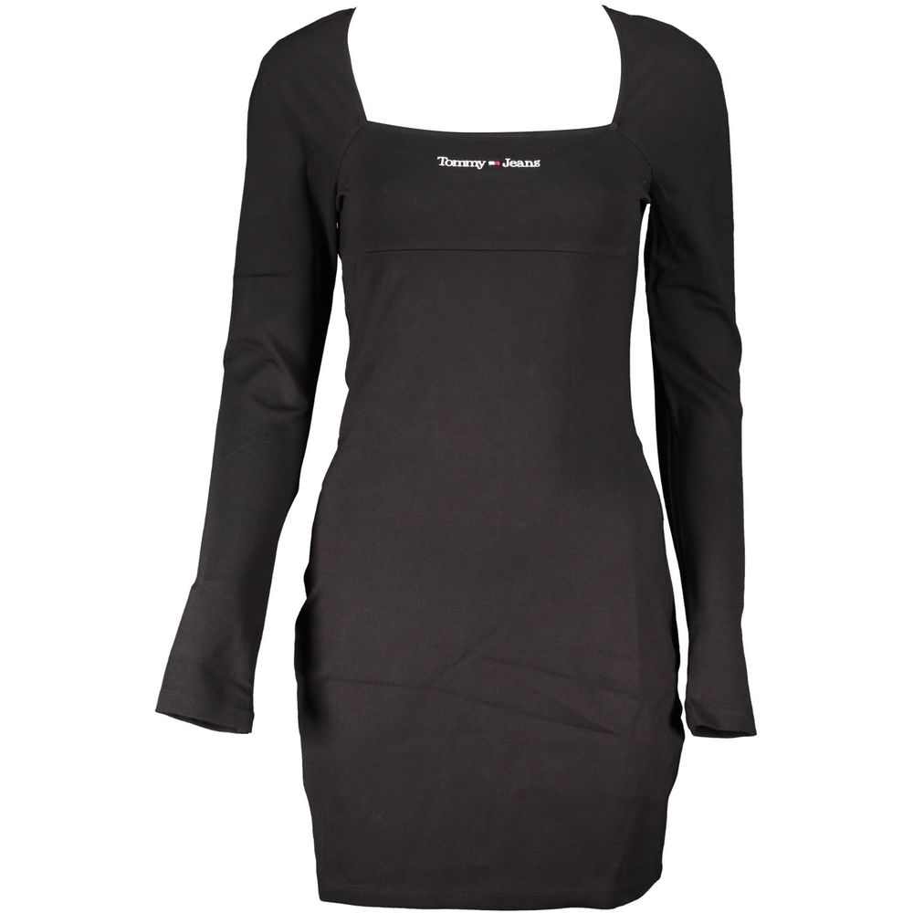 Tommy Hilfiger Black Elastane Dress Tommy Hilfiger