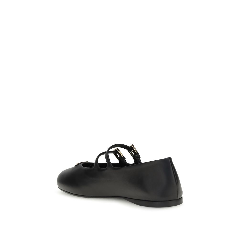 Prada Leather Ballerinas Prada