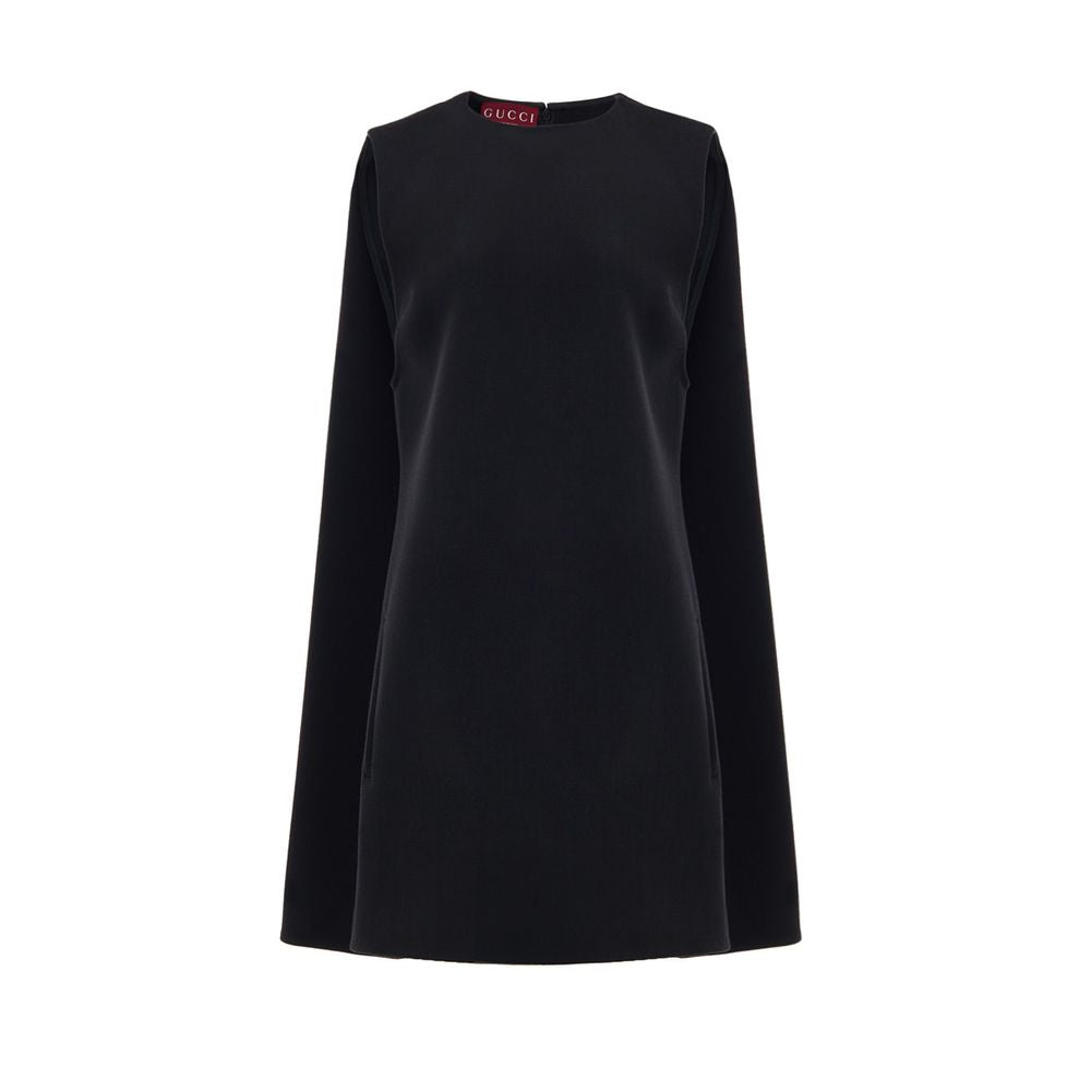 Gucci Black Wool Dress Gucci