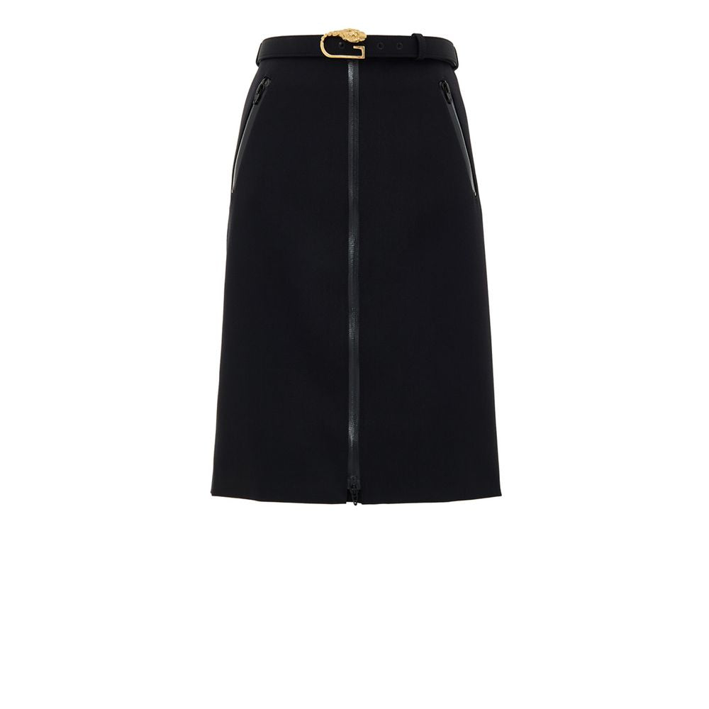 Gucci Black Wool Skirt Gucci