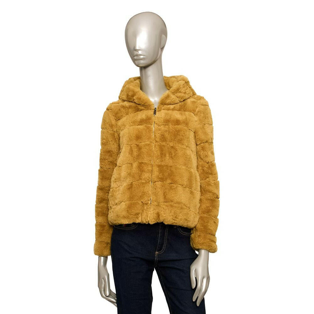 Baldinini Trend Yellow Polyester Women Jacket.