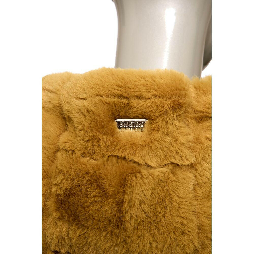 Baldinini Trend Yellow Polyester Women Jacket.