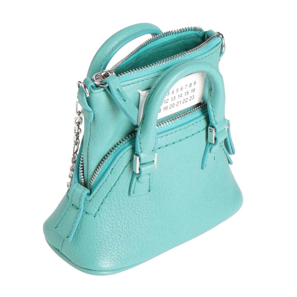 Bolso bandolera de piel de cabra azul de Maison Margiela